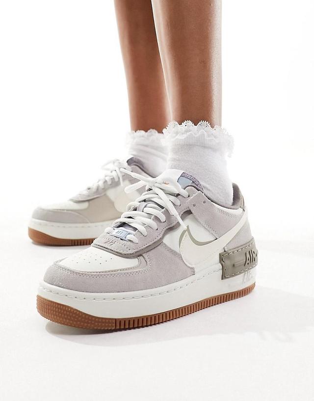 Nike Air Force 1 Shadow Sneaker in Ivory. Product Image