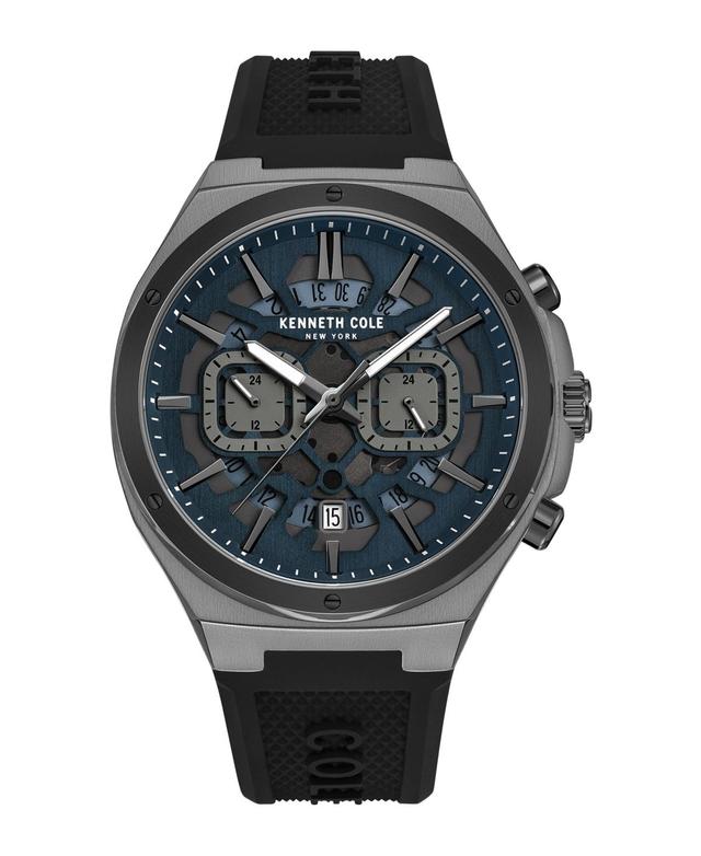 Kenneth Cole Dress Sport Chronograph Silicone Strap Watch, 43.5mm Product Image