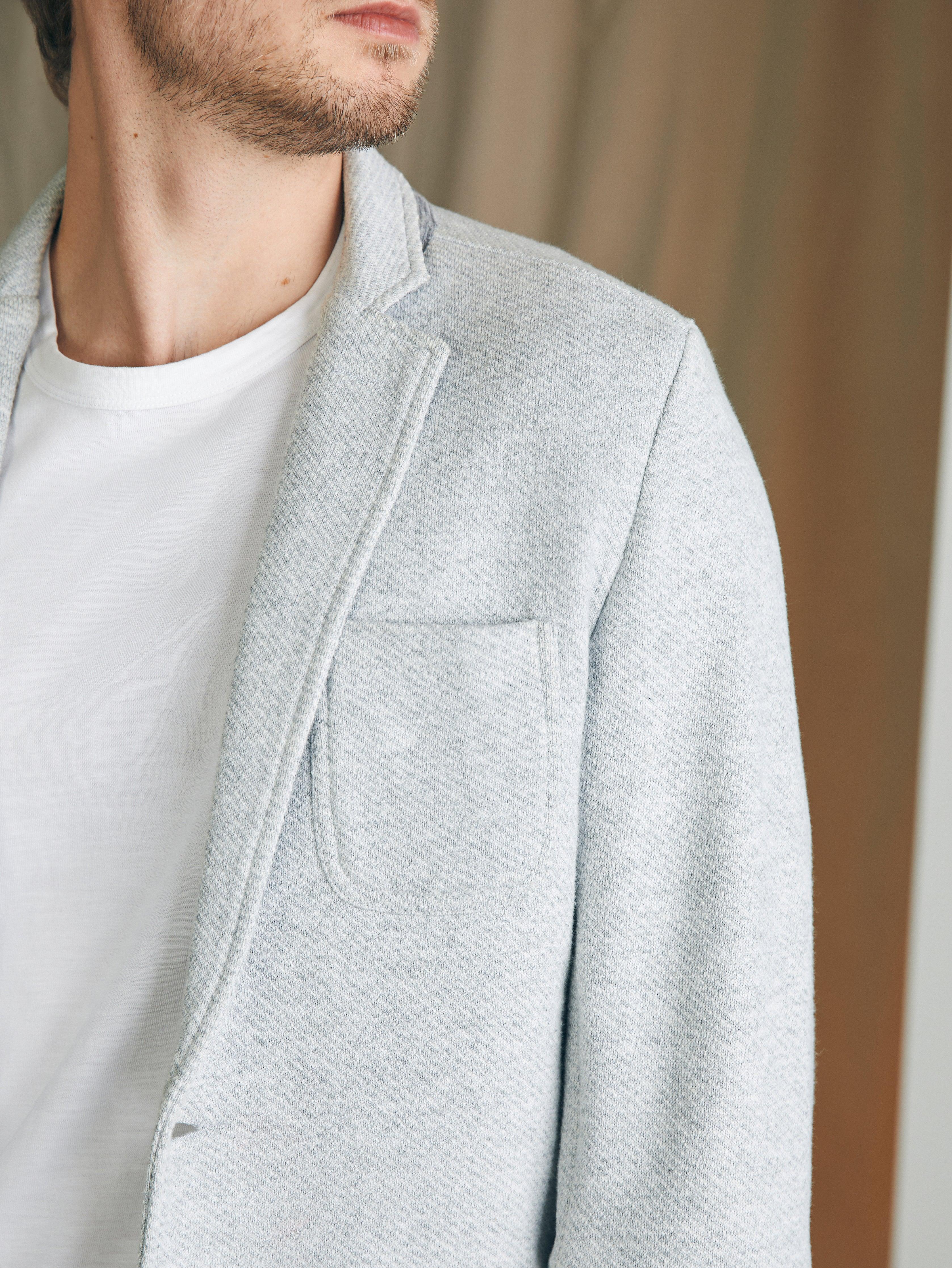 Inlet Knit Blazer - Heather Grey Male Product Image