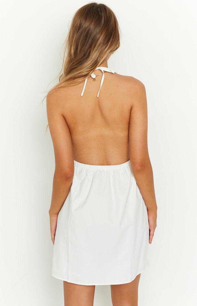 Zinnia White Mini Dress Product Image