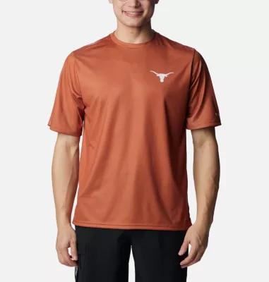 Mens Columbia Texas Orange Texas Longhorns Terminal Tackle Omni-Shade T-Shirt Product Image