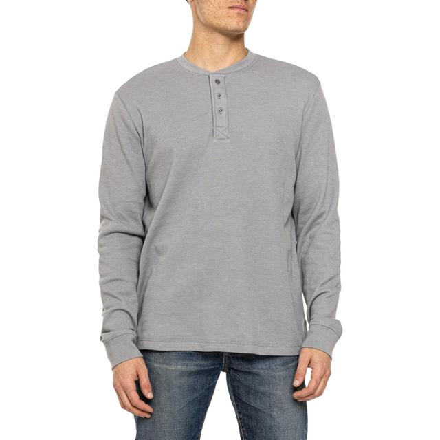 Cloudveil Soft Waffle-Knit Henley Shirt -Long Sleeve Product Image