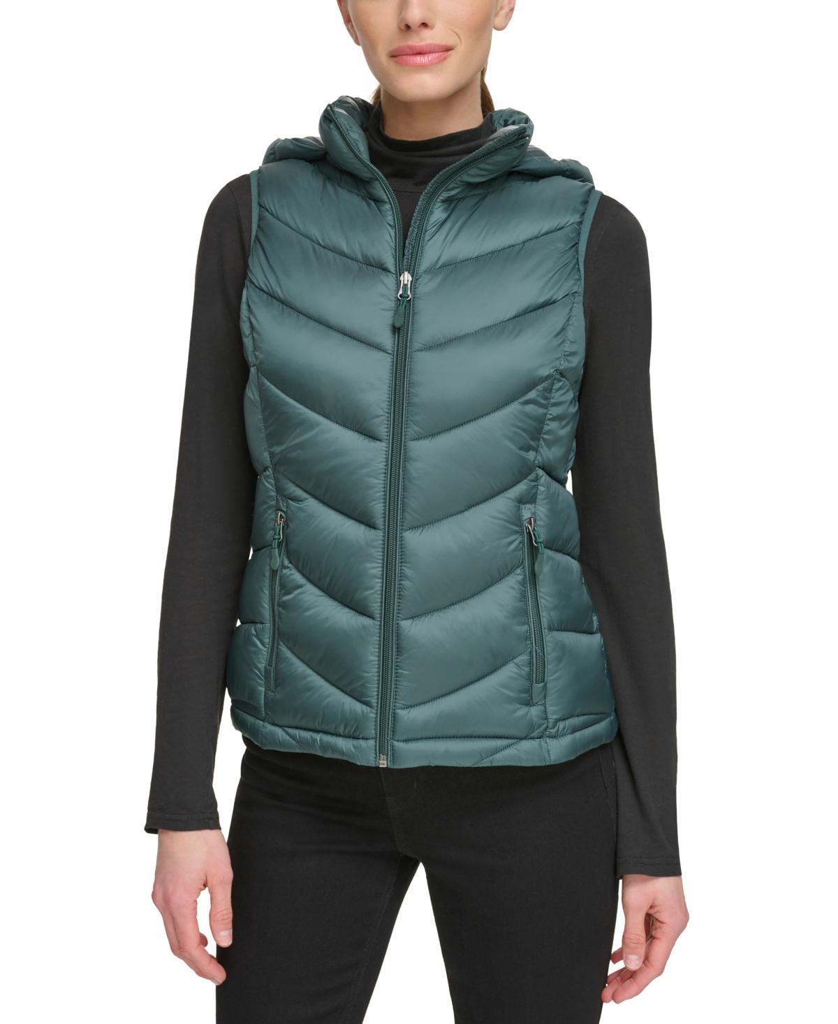 Charter Club Womens Packable Hooded Puffer Vest, Created for Macys Product Image