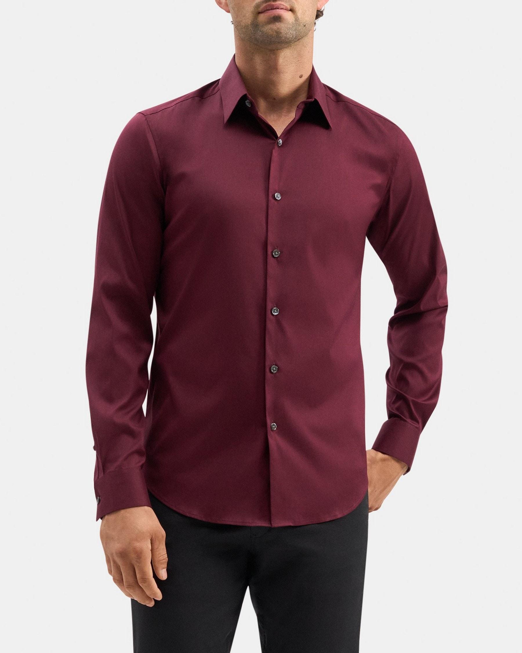 Tailored Shirt In Stretch Cotton Product Image