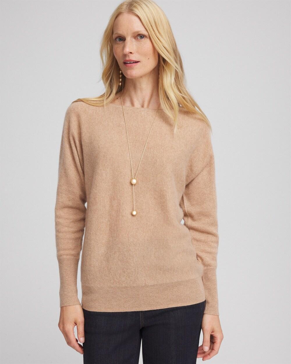 Women's Cashmere Bateau Neck Sweater product image