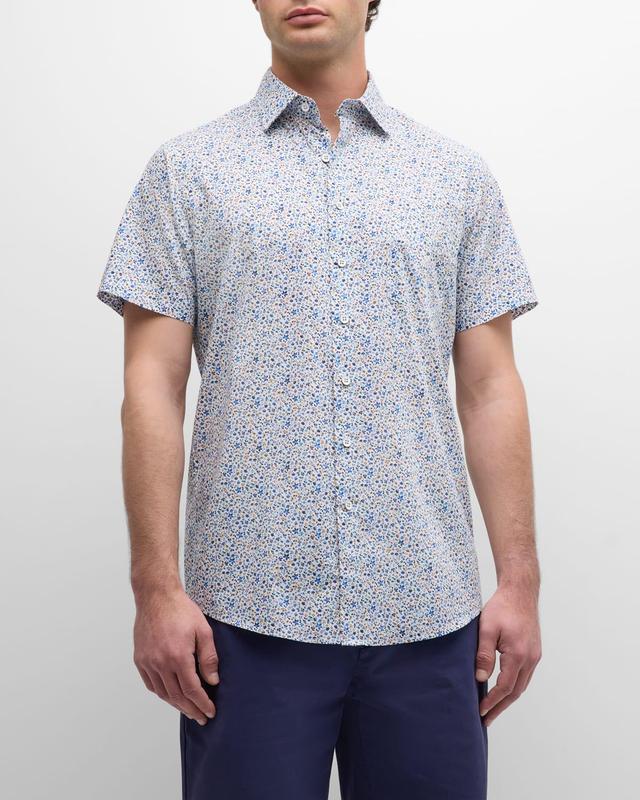 Mens Gale Ditzy Floral Short-Sleeve Shirt Product Image