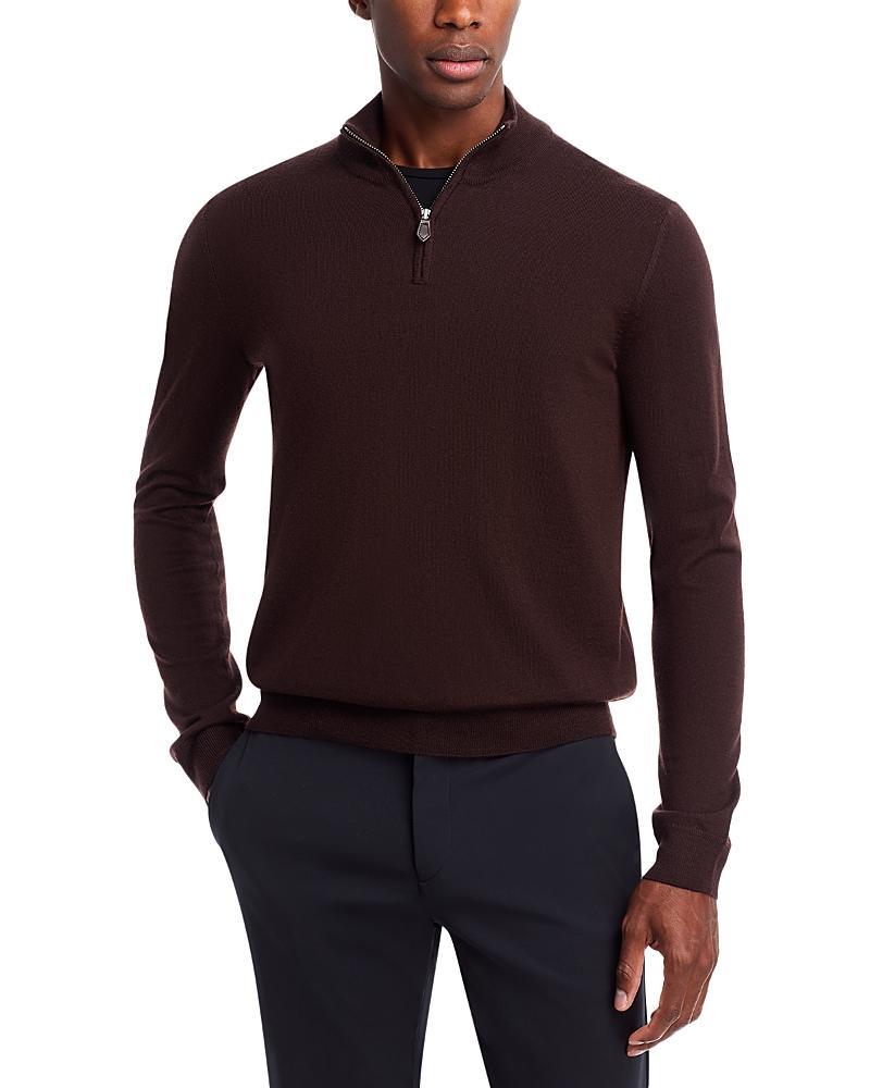 The Mens Store at Bloomingdales Quarter-Zip Merino Sweater - Exclusive Product Image