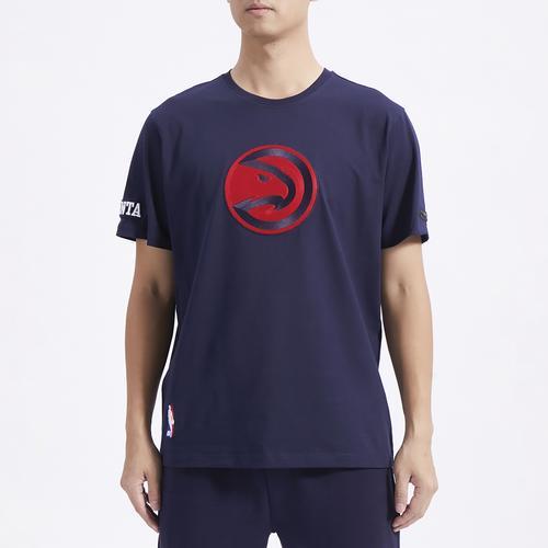 Pro Standard Mens Pro Standard Hawks Olympic SJ Shirt - Mens Blue/Red/White Product Image