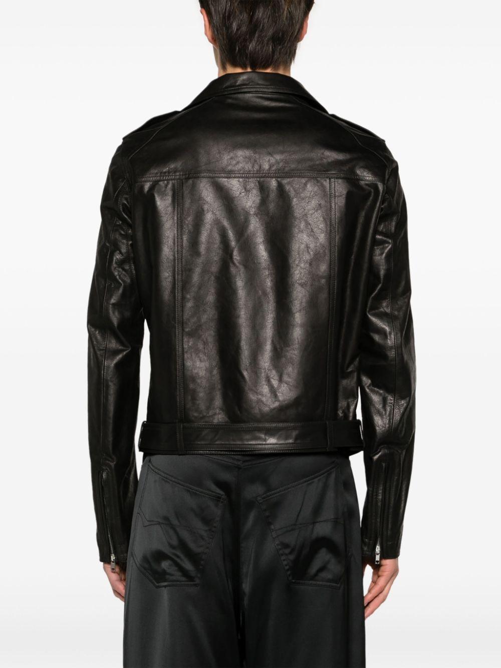 Leather Jackets In Black Product Image