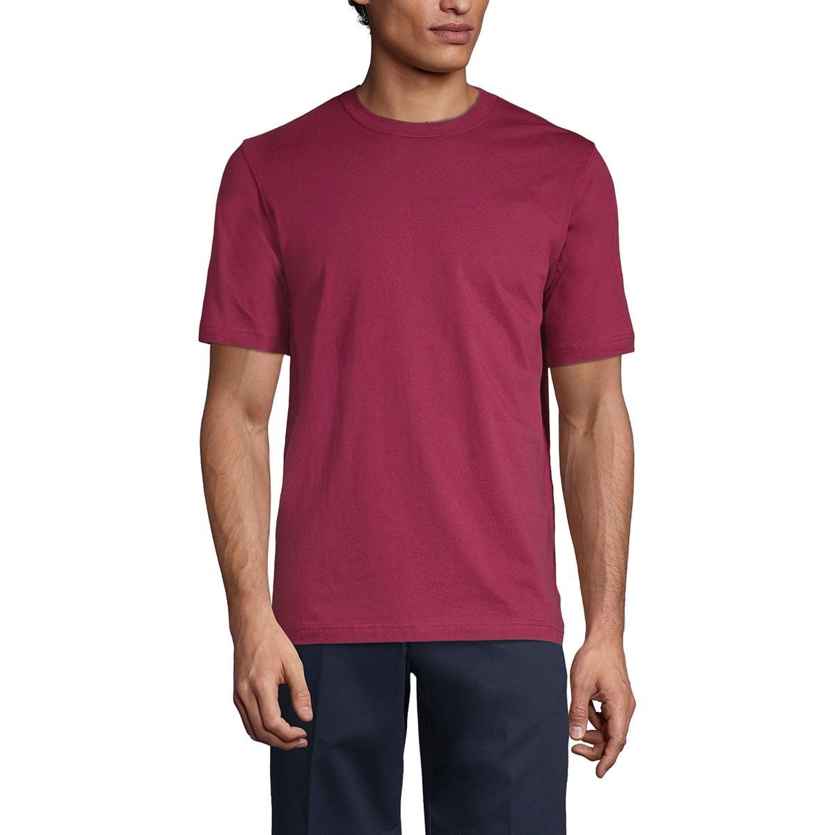 Lands End Mens School Uniform Short Sleeve Essential T-shirt Product Image