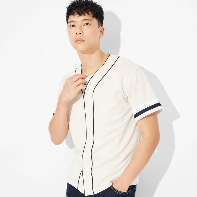 Mens Short Sleeve Jersey - Original Use Off-White Product Image