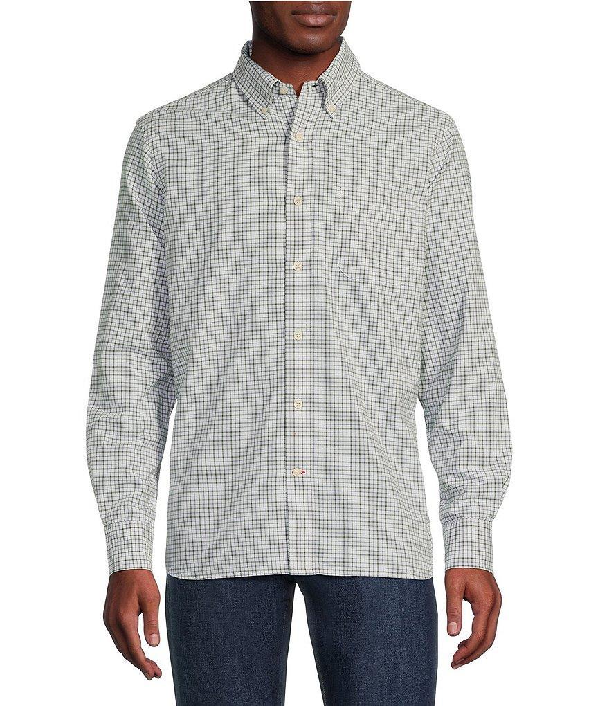 Cremieux Blue Label Classic Fit Plaid Oxford Long Sleeve Woven Shirt Product Image