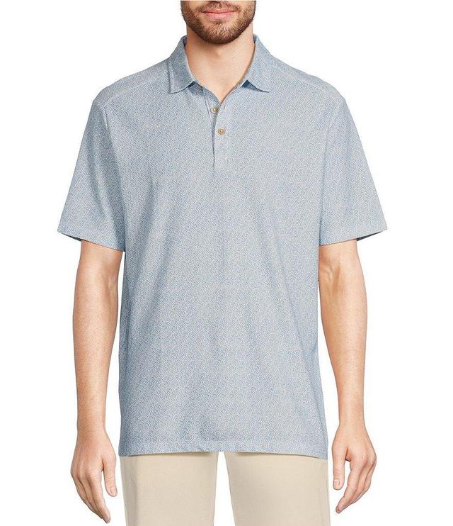 Tommy Bahama Mod Palm Geo Short Sleeve Polo Shirt Product Image