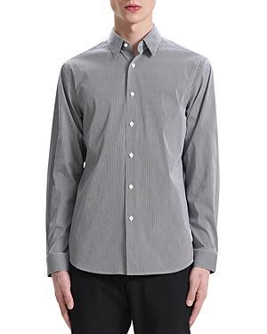 Mens Irving Shirt in Poplin Micro Check Product Image