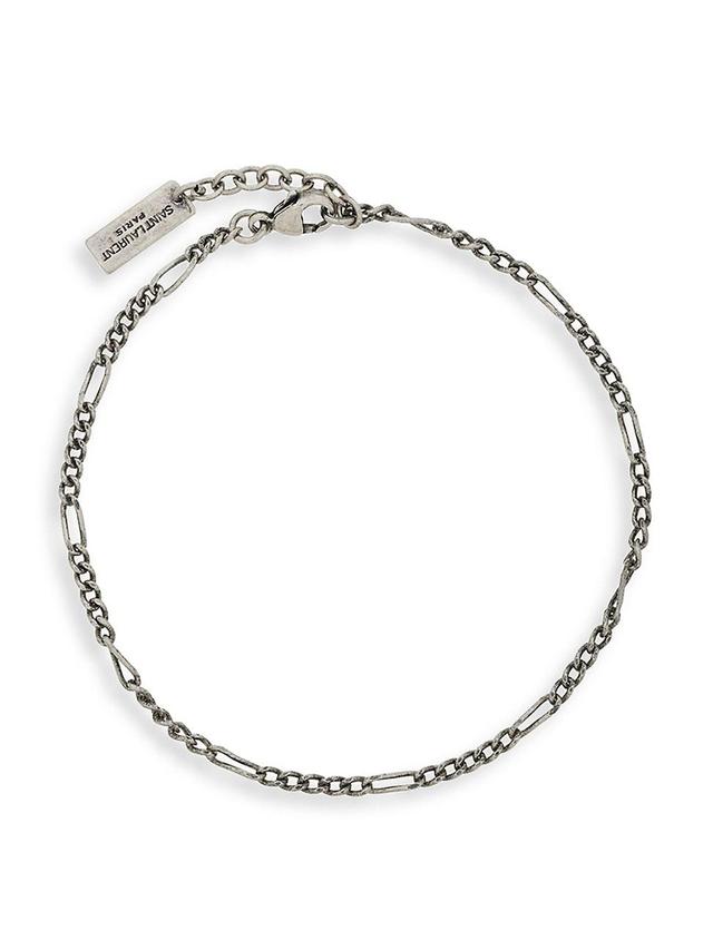 Womens Figaro Chain Bracelet in Metal Product Image