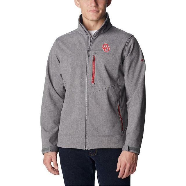 Mens Columbia Gray Oklahoma Sooners Ascender II Full-Zip Jacket Product Image