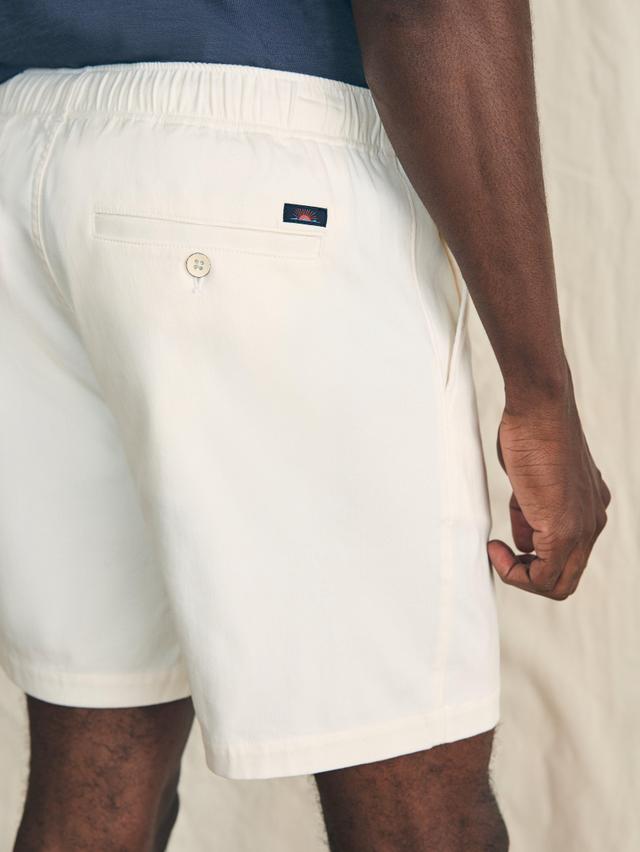 Essential Drawstring Short (6.5" Inseam) - Solar White Male Product Image