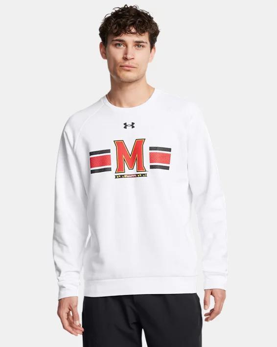 Mens UA Rival Fleece Collegiate Crew Product Image