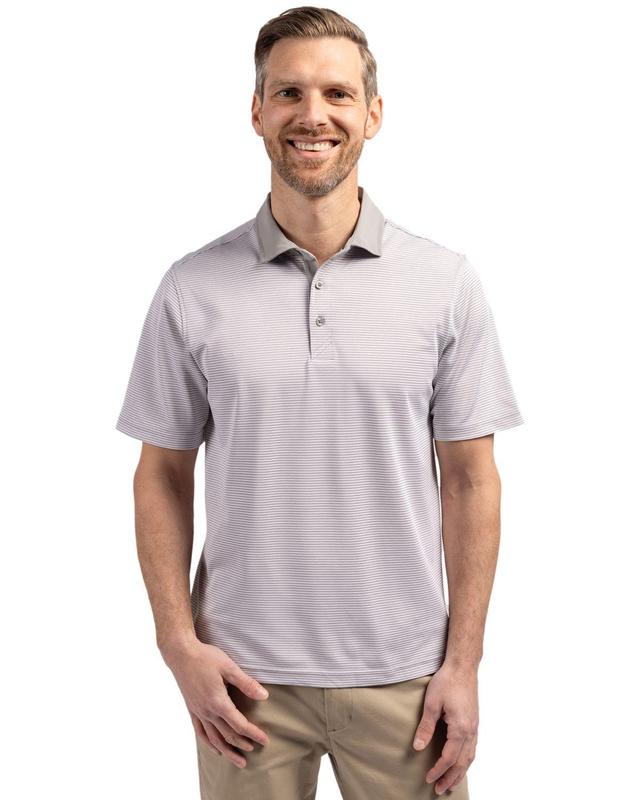 Cutter  Buck Big  Tall Virtue Eco Pique Micro Stripe Short Sleeve Polo Shirt Product Image