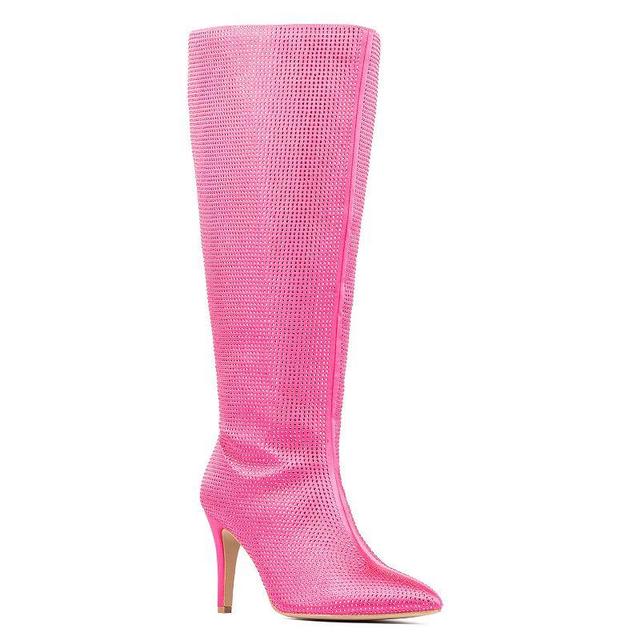 Fashion To Figure Stevie Gem Womens Knee High Boots- Wide Width Product Image