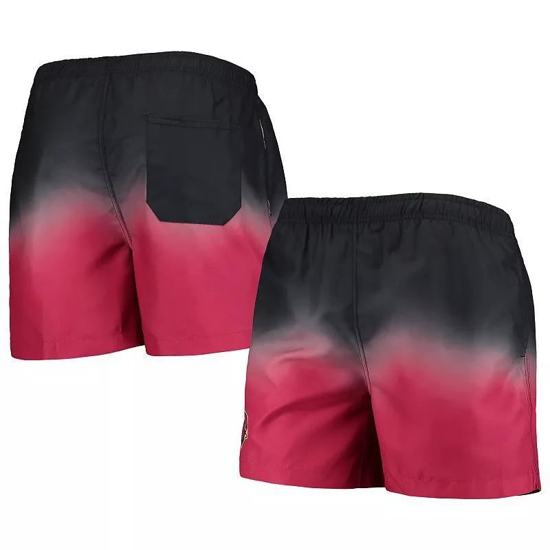 Mens FOCO Cardinal Arizona Cardinals Dip-Dye Swim Shorts Product Image