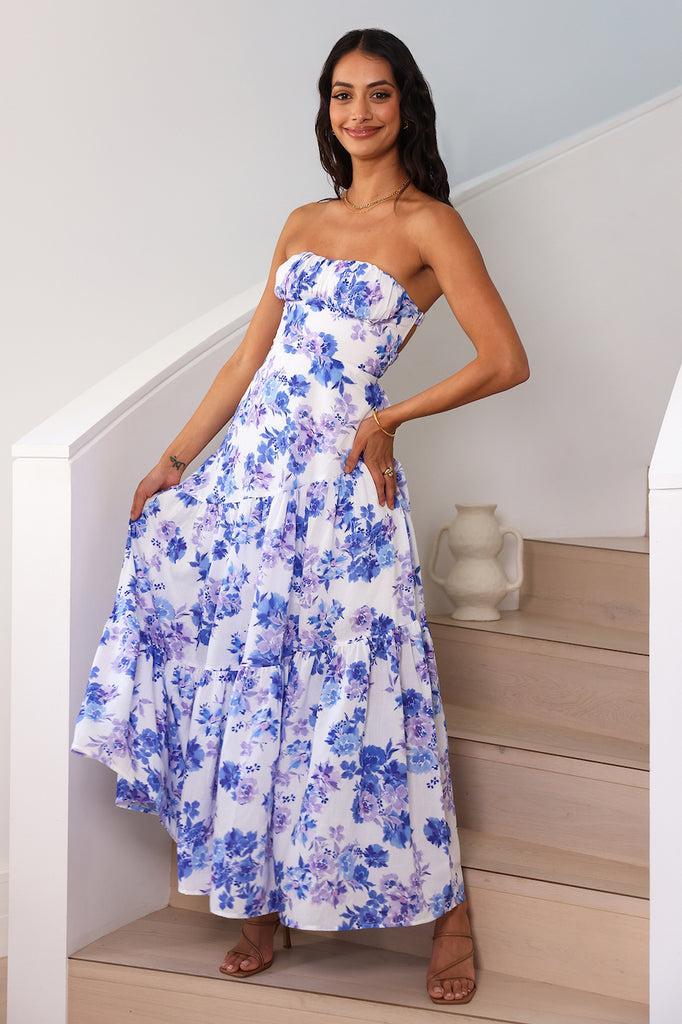 Among The Branches Maxi Dress Blue Product Image