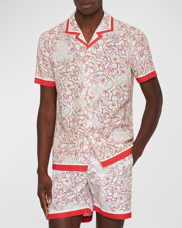 Men's Hibbert Floral Camp Shirt Product Image