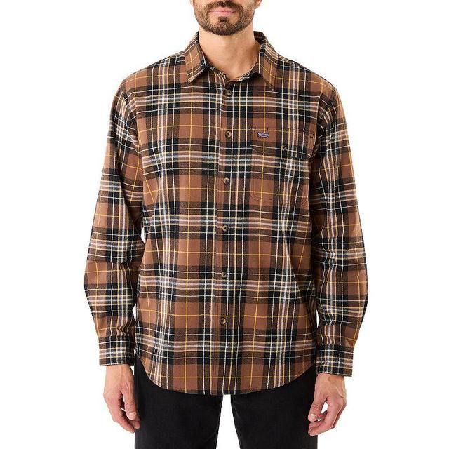 Mens Smiths Workwear Buffalo Plaid Flannel Button-Down Shirt New Grey Product Image