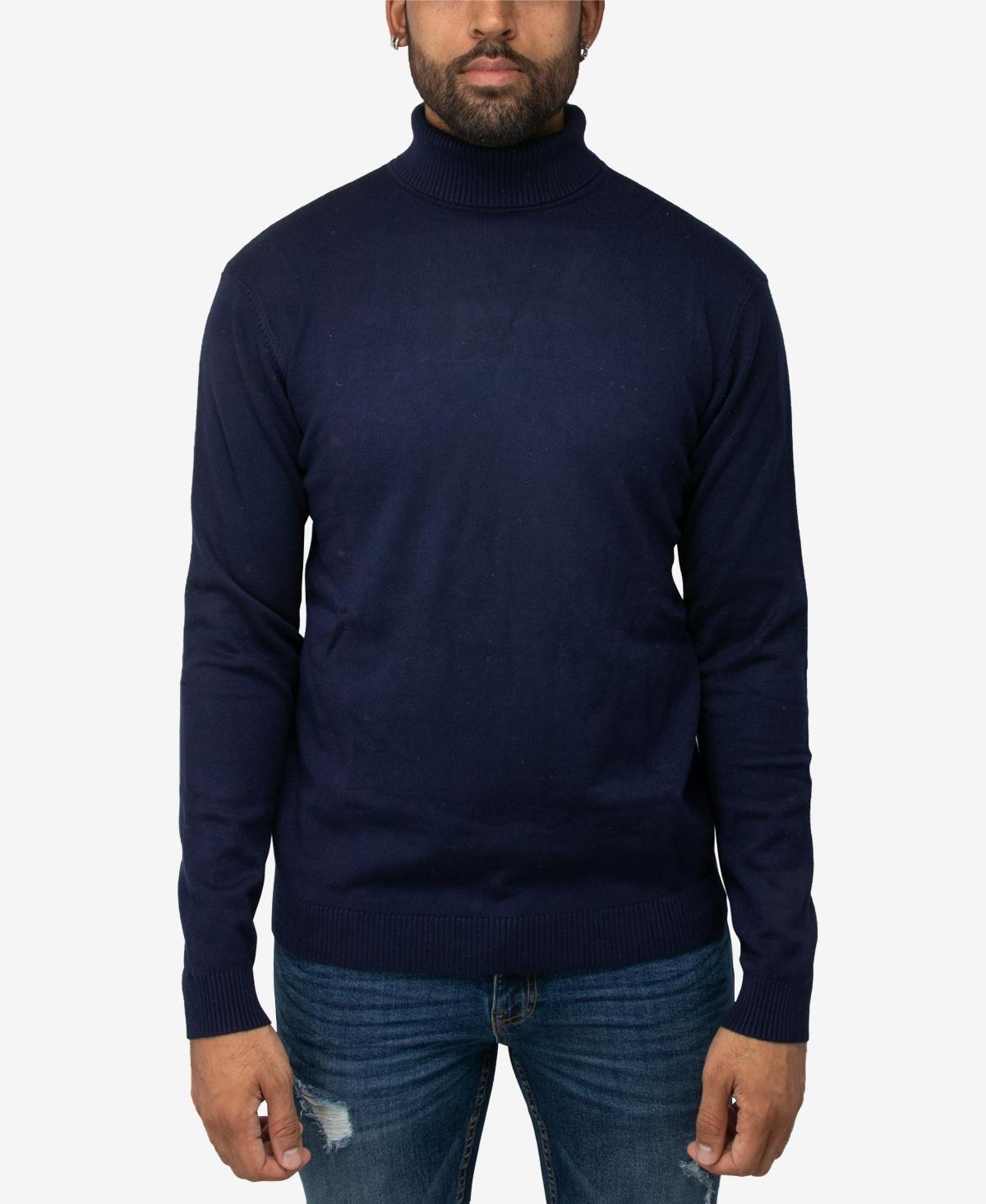 X Ray Men's Solid Turtleneck Sweater - Heather Charcoal - Size XXL  - male - Size: XXL Product Image