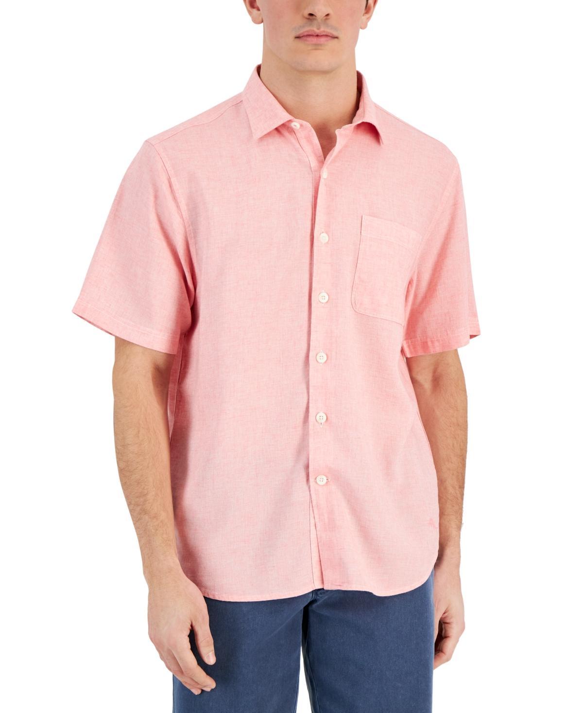 Tommy Bahama Mens Sand Desert Short-Sleeve Shirt Product Image