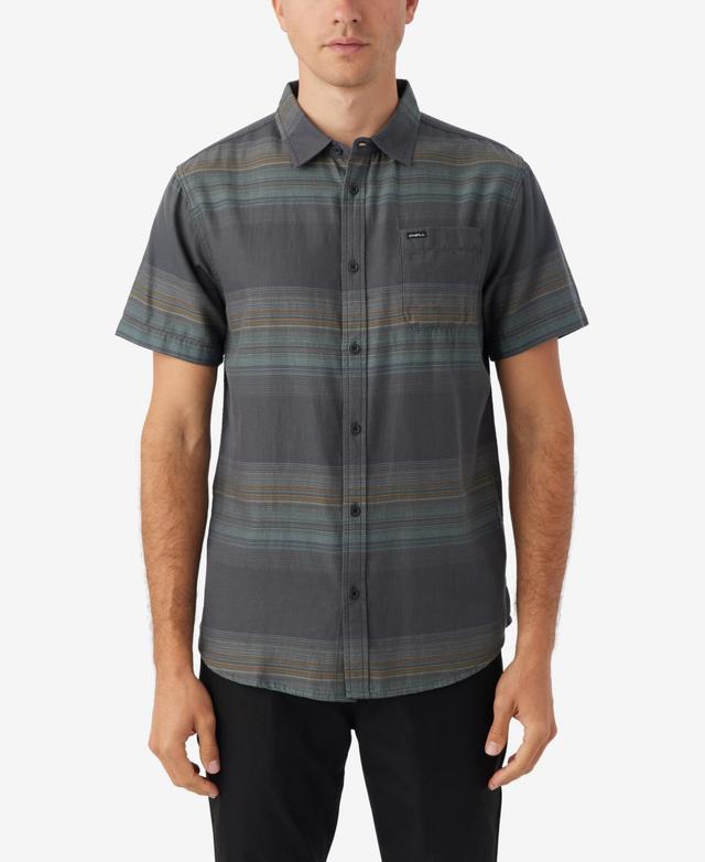 ONeill Seafarer Stripe Short Sleeve Button-Up Shirt Product Image