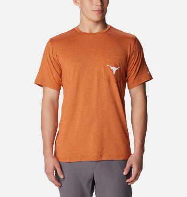 Columbia Men's Collegiate Tech Trail Short Sleeve Shirt - Texas- Product Image