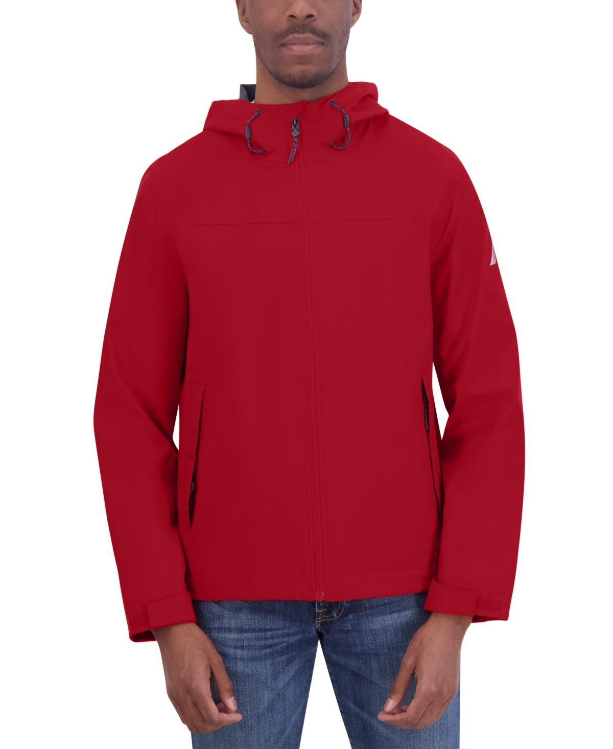 Nautica Mens Packable Full-Zip Hooded Jacket Product Image