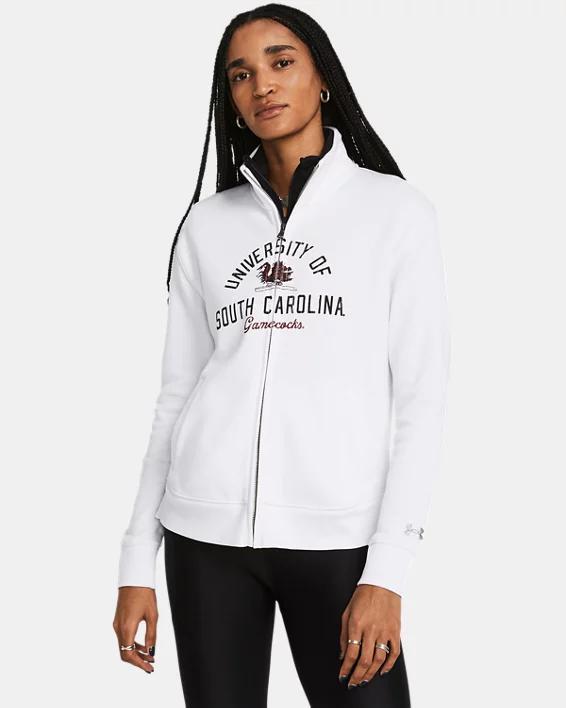 Women's UA Rival Fleece Collegiate Full-Zip Product Image