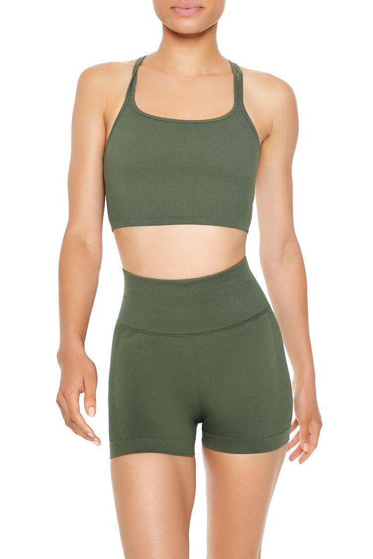 Seamless Strappy Sports Bra | Forever 21 Product Image