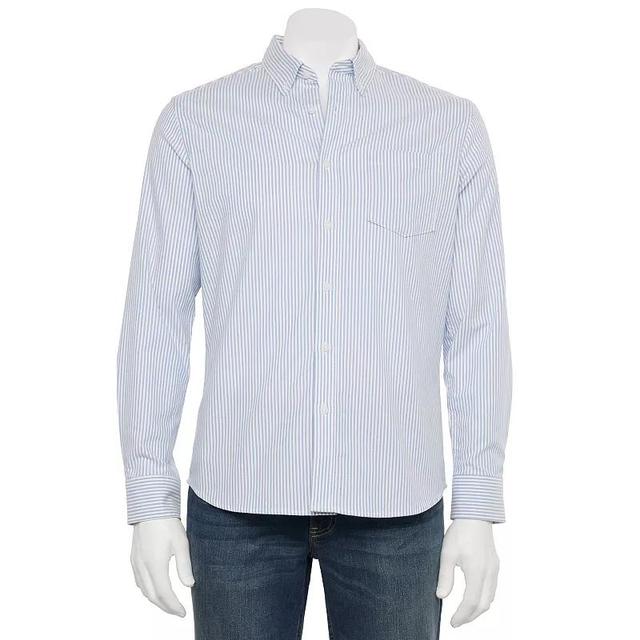 Mens Sonoma Goods For Life Long Sleeve Perfect Length Button-Down Shirt Product Image