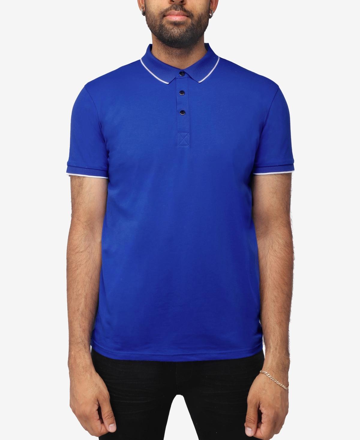 X-Ray Mens Basic Comfort Tipped Polo Shirt Product Image