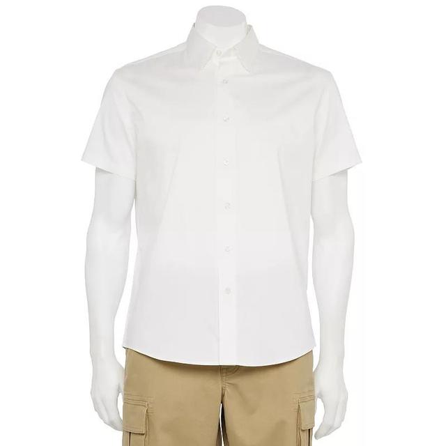 Mens Adaptive Sonoma Goods For Life Easy Dressing Short Sleeve Performance Shirt Product Image