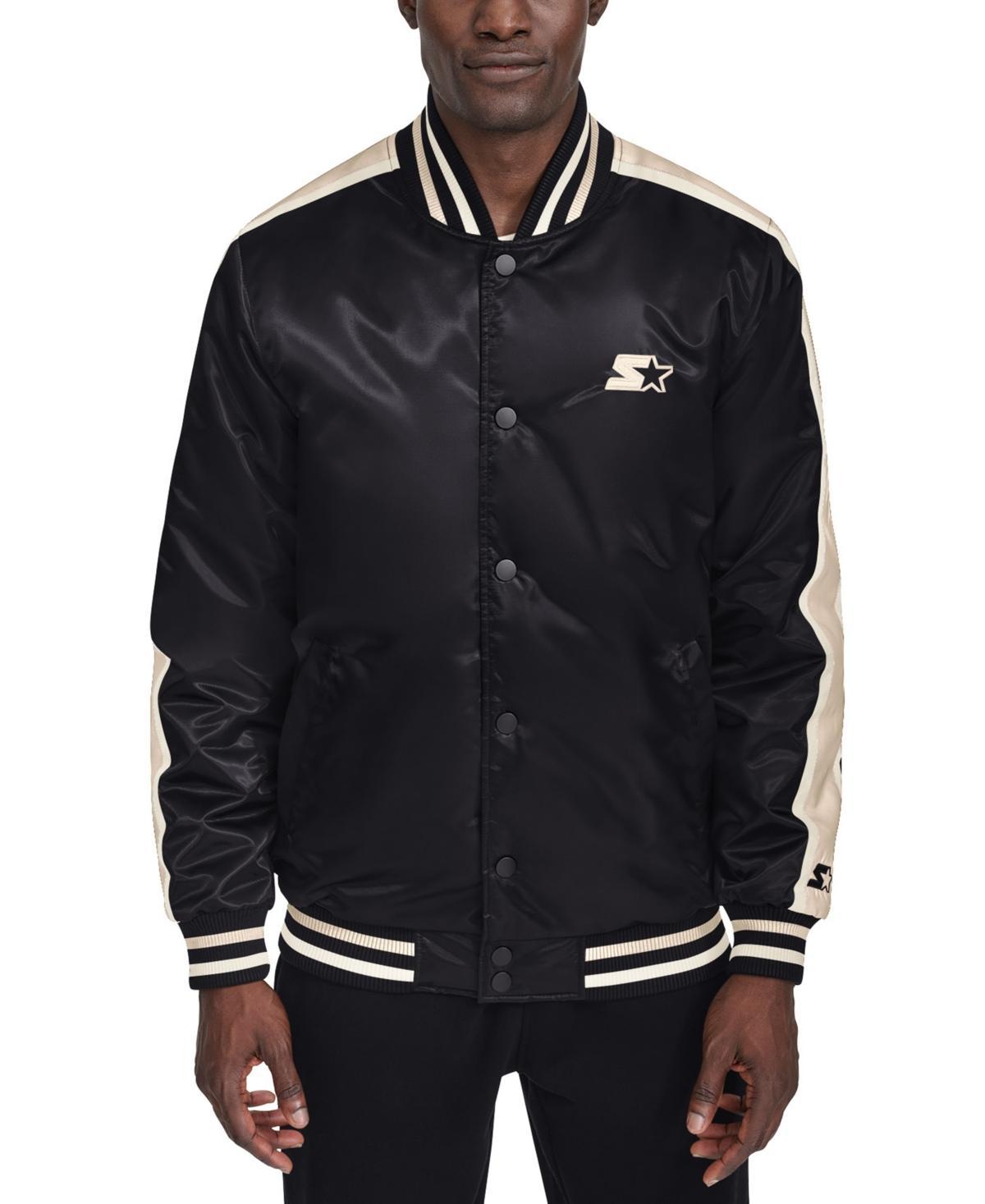 Starter Mens Enzo Stripe Logo Satin Jacket Product Image