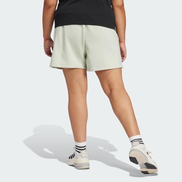 Essentials Linear French Terry Shorts (Plus Size) Product Image