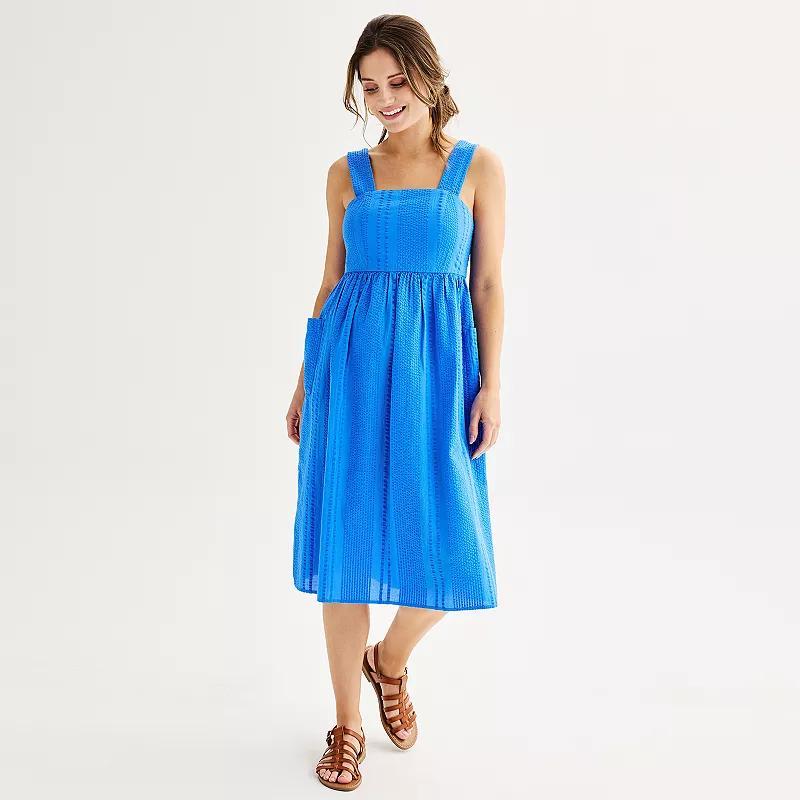 Womens Sonoma Goods For Life Two-Pocket Cutout Dress Product Image