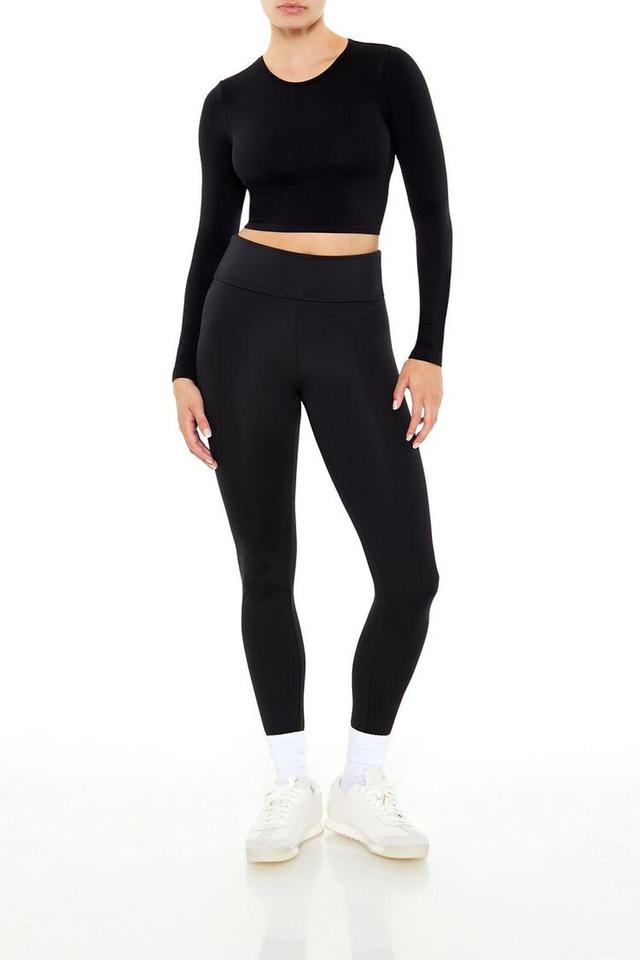 Contour Sculpt Mid-Rise Leggings | Forever 21 Product Image