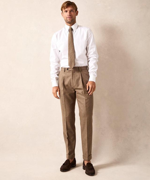 Italian Flannel Madison Trouser in Chestnut Product Image