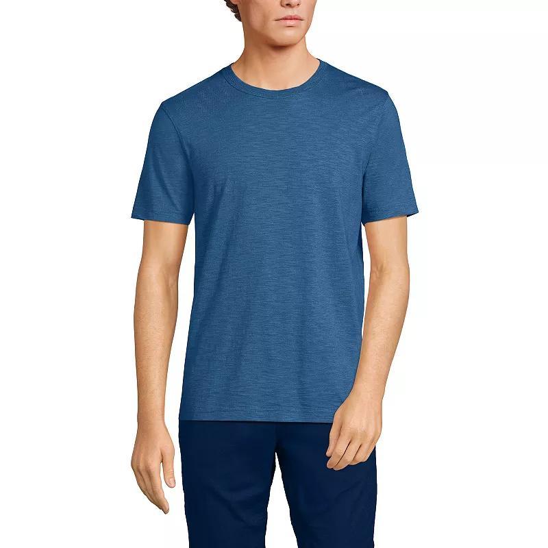 Mens Lands End Short Sleeve Slub Tee, Mens Product Image