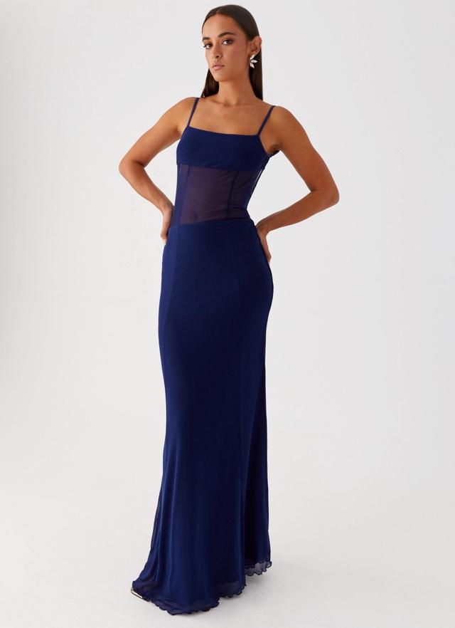 Miranda Maxi Dress - Navy Product Image