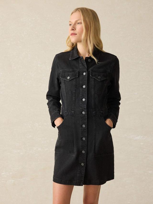 Denim Michelle Dress - Vintage Black Wash Product Image