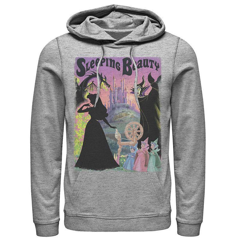 Mens Disney Sleeping Beauty Aurora Maleficent Poster Hoodie Product Image