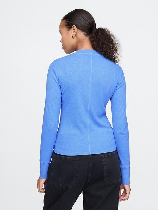 Essential Rib Mockneck T-Shirt Product Image