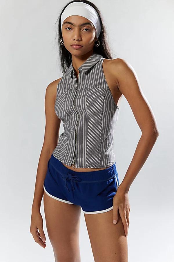 Silence + Noise Jojo Zip Halter Top Womens at Urban Outfitters Product Image