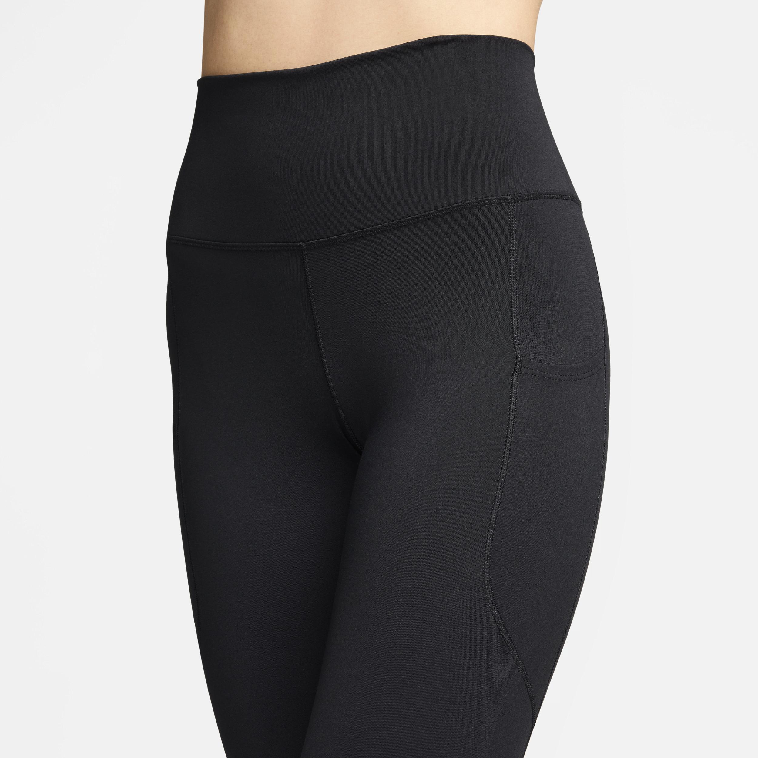 Nike Womens One High-Waist 7/8-Leggings black Product Image